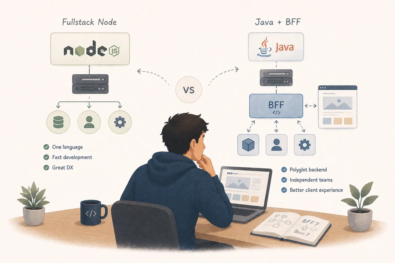 Supprimez le BFF Java : pourquoi les petites équipes devraient passer au fullstack avec Next.js