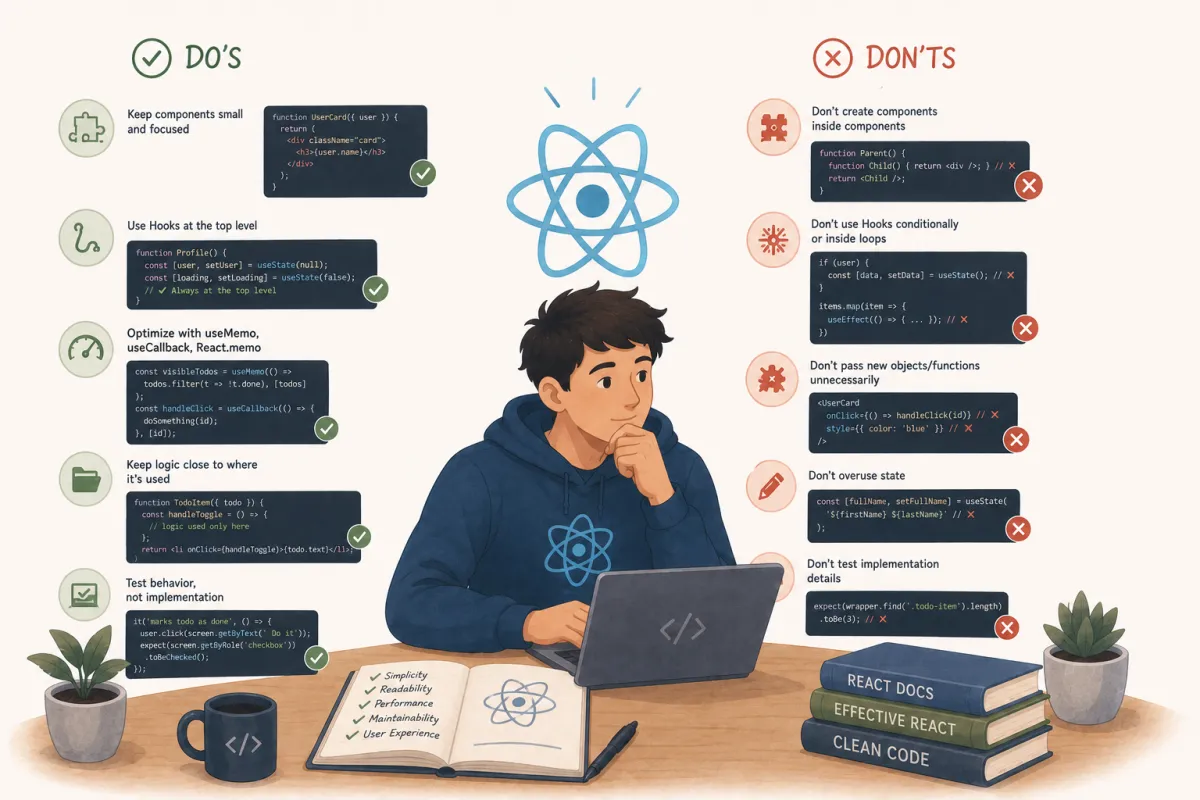 React Do's and Don'ts: Fiber, Reconciliation, and the Hooks Nobody Uses Right episode artwork